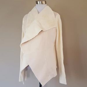 Knit Jacket Medium Knox Rose Vanilla Fleece